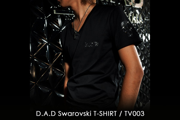 ギャルソン DAD スワロフスキー Tシャツ TA009 ホワイト Mサイズ TA009-06 モータースポーツ用品